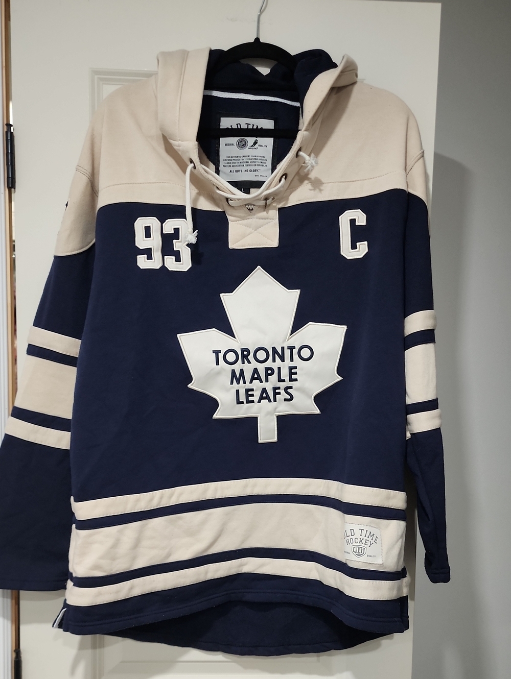 🍁Old Time Hockey Toronto Maple Leafs Gilmour 93 Hockey Jersey  Large